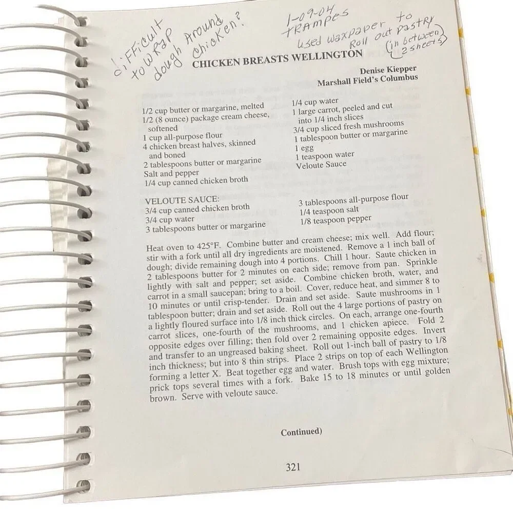 VTG New & Improved 2nd Edition POT-LUCK For 33,000 Hudson's Dayton 1993 Cookbook